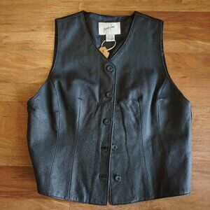 Vintage Genuine Leather Vest
